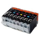 1 set of 7 ink cartrigdes (PGI-5 CLI-5)